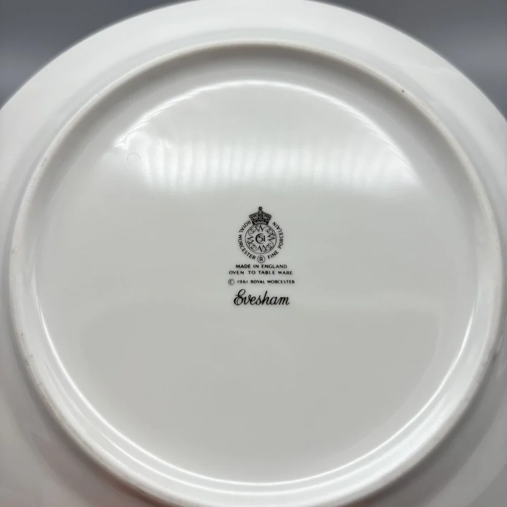 Royal Worcester Evesham Bread Plates 6 5/8